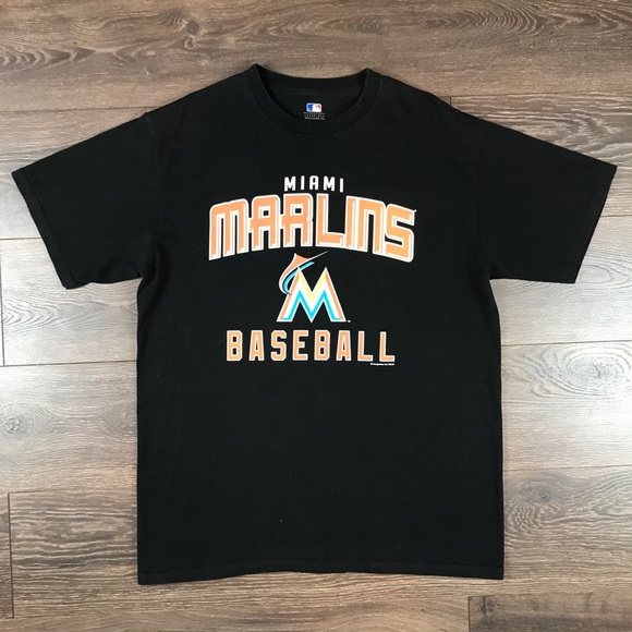 Miami Marlins MLB Team Men’s Large Shirt (Black) - Picture 1 of 4